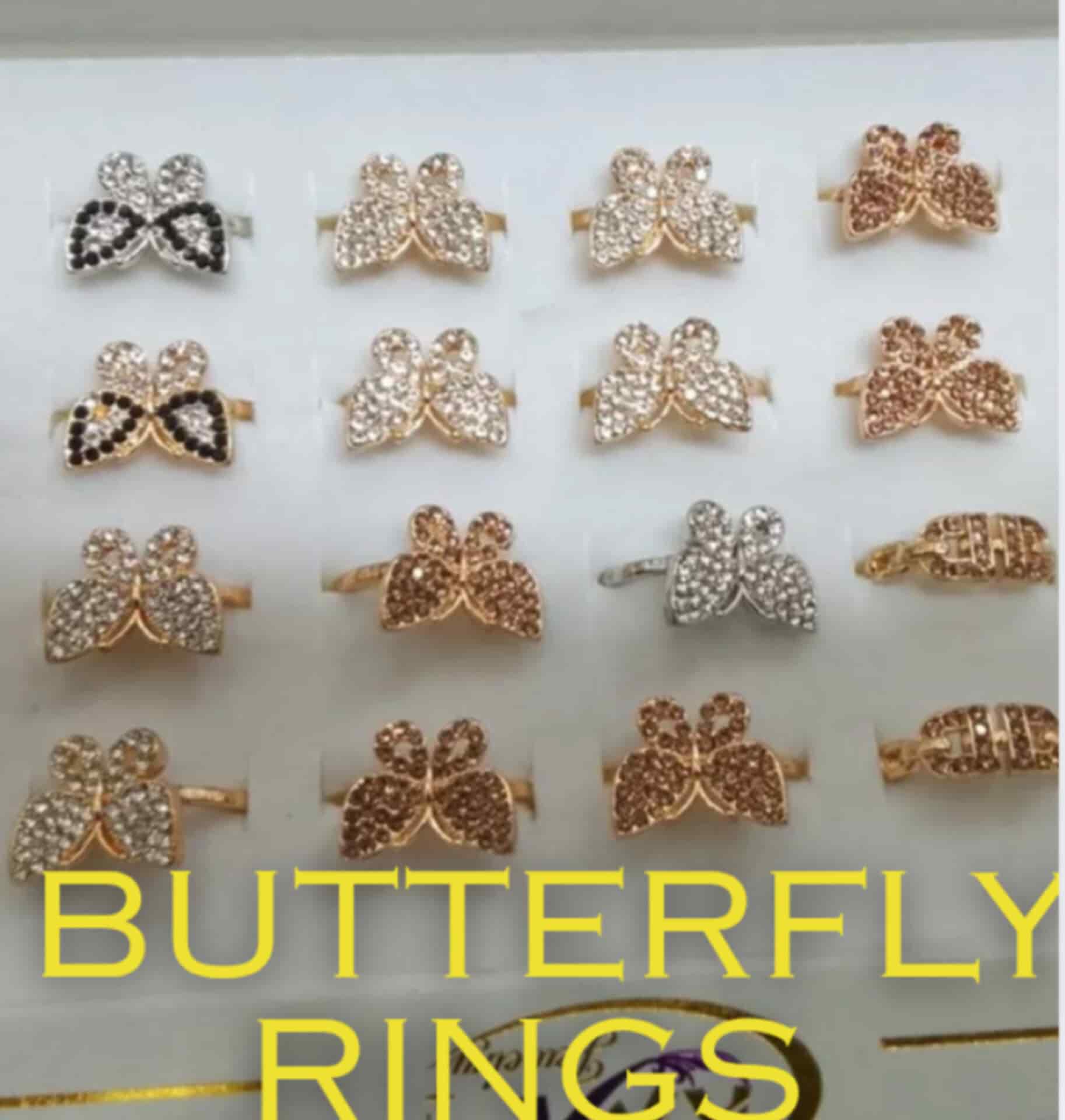 Butterfly Ring Set